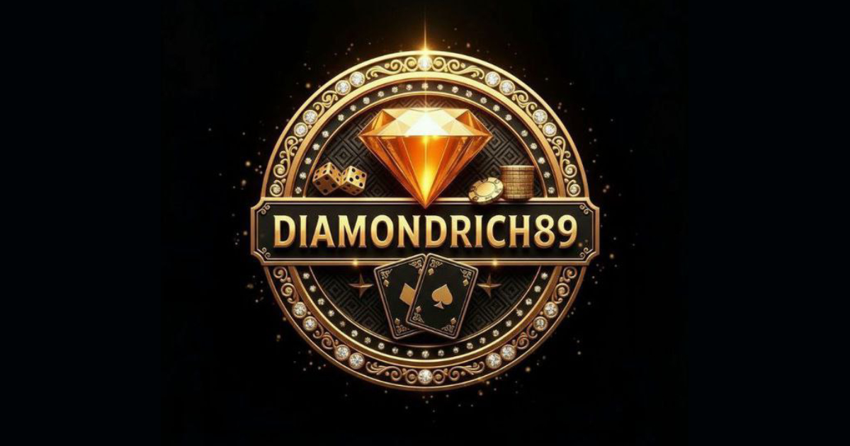 DiamondRich89 main banner highlighting GCash entertainment hub in the Philippines